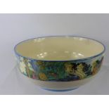 Clarice Cliff for Newport Pottery Bowl, depicting pagoda garden, approx 21 cms dia.