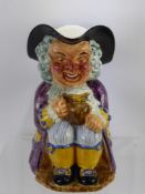 A Clarice Cliff Wilkinson Ltd Large Toby Jug, approx 26 cms high.