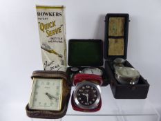 A Collection of Miscellaneous Items, including John Nesbitt Tachometer, in the original box,