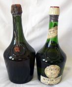 Two Vintage Bottles of 69 Degree Proof of Benedictine D.O.M. Liqueur, the bottles date from the