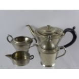A Miscellaneous Collection of Pewter, including tea pot, milk jug and sugar bowl etc.