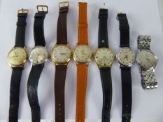 Miscellaneous Vintage Gentleman's Wrist Watches, including Kinezle, Smiths Imperial, Solo, Everite,