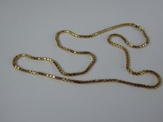 A 9ct Gold Box Chain, approx 59 cms, approx 23.8 gms