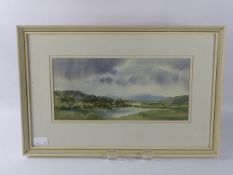 Ashton Cannell British (1927-1994) entitled 'Rannock Moor' circa 1970, signed lower right, approx 36
