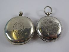 A Gentleman's Silver Full Hunter Pocket Watch, the movement engraved Lister & Sons, Newcastle on