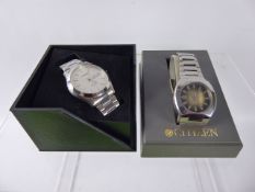A Good Collection of Gentleman's Vintage Wristwatches, including Tissot Stainless Steel Waterproof