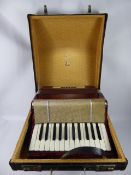 A Vintage Piano Accordion, in the original case.