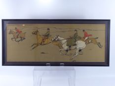 Dorothy Hardy, A Pair of Coloured Lithographic Prints, depicting The Hunt, both framed and glazed,