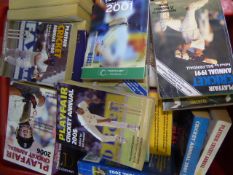 A Quantity of Hardcover and Paperback Books, relating to Cricket.