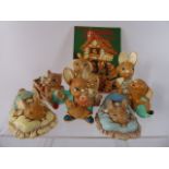 A Miscellaneous Collection of 'Pendlesen' Rabbit Character Figures, including 'Scrumpy', 'Dandy', '