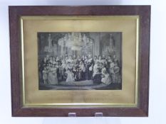 A 19th Century Print entitled 'The Royal Family of Great Britain 1897', depicting Her Majesty