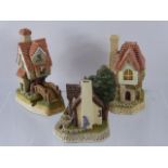 A Quantity of David Winter 'Guild Member' Model Houses, including D1040 Tile Maker's Cottage,