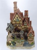 A Large David Winter Limited Edition Model House, entitled Quindene Manor nr 1812/3000, limited