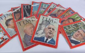 A Collection of Approx 200 Time Magazines, circa 1962-1966.