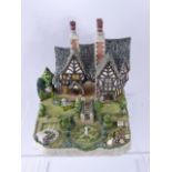 A Large David Winter Limited Edition Model House, entitled Spencer Hall Gardens nr 3456/4300, in the