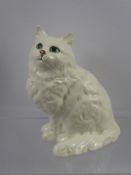 A Beswick Figure of a Persian Cat, nr 1867, approx 21 cms.