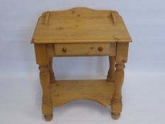 A Miniature Pine Wash Stand, approx 58 x 37 x 72 cms