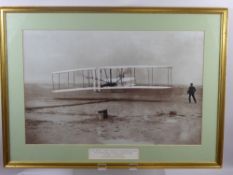 A Photograph of the World's First Powered Flight, on 17th December, 1903, by Orville & Wilbur