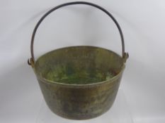 Two Antique Brass Jam Pans. (2)