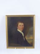An Antique Painting on Copper of a Young Gentleman, approx 18 x 22 cms, possibly of Portuguese