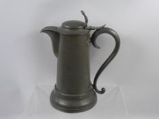 An English Pewter Flagon, circa 1880.