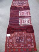 A Persian Bakhtiari Saddlebag/Kilim, approx 252 x 95 cms.