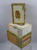 A Large Quantity of Vintage Cigar Boxes, including H. Upmann Habana, Punch, Romeo Y Julieta, Bolivar