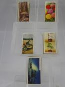 Seventeen Complete Sets of Cigarette Cards 1912-1939, Wills, Players, Gallagers and Phillips.