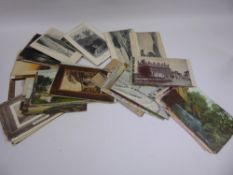 Approx 250 {posted) United Kingdom View Postcards, all postmarked between 1900 and 1910, together