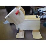 A Large Wooden 'Plan Toys' Display Elephant, a limited number of five were made, approx 140 x 95