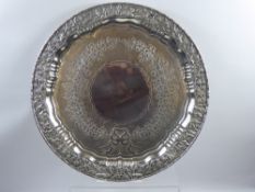 Wang Hing & Co Hong Kong Late 19th Century Export Silver, An Impressive Chinese Silver Tea Tray,