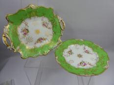 A Quantity of English Porcelain, Pattern 7414, hand painted with floral spray with matching