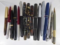 A Collection of Miscellaneous Pens, including Parker, de la Rue, Dickinson, etc.