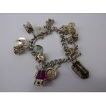Miscellaneous Silver Jewellery, including rings, chains, bracelets together with a silver charm