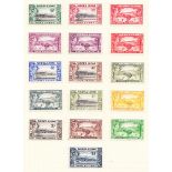 1938-44 set Mint on album page.