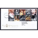 2003 Coronation Royal Mail FDC with Windsor Castle CDS. Printed address, fine.