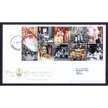 2003 Coronation Royal Mail FDC with Buckingham Palace CDS. Printed address, fine.