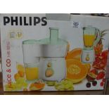 PHILIPS BOXED ELECTRIC JUICER