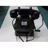 ATM BAKELITE TELEPHONE, UNTESTED