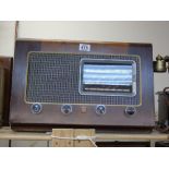 EKCO RADIO IN WOODEN CASE, UNTESTED