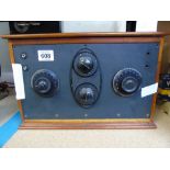 WOODEN CASED RADIO, UNTESTED