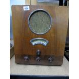 PEGASUS WOODEN CASED RADIO, UNTESTED