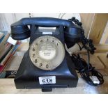 BAKELITE TELEPHONE, UNTESTED