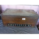 WOODEN CASED RADIO, UNTESTED