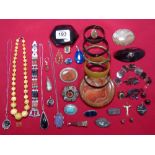 BOX OF MIXED JEWELLERY ITEMS AND OTTHERS