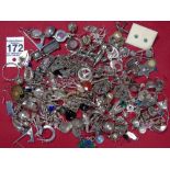 COLLECTION OF MAINLY SILVER EARRINGS