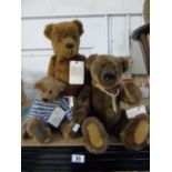 X 3 LABELLED TEDDY BEARS INC X1 'LUVABLE BEARS'