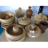 QUANTITY WOODEN BOWLS