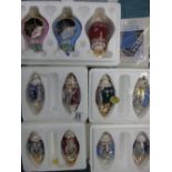 X 5 NEW BOXED CHINA ORNAMENTS