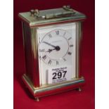 CAMERER CUSS QUARTZ MOVEMENT CARRIAGE CLOCK